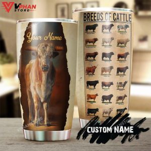 Cattle Breeds Of Cattle Personalized Tumbler 1