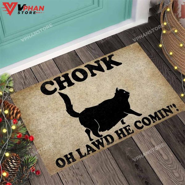 Chonk Cat Easy Clean Welcome DoorMat