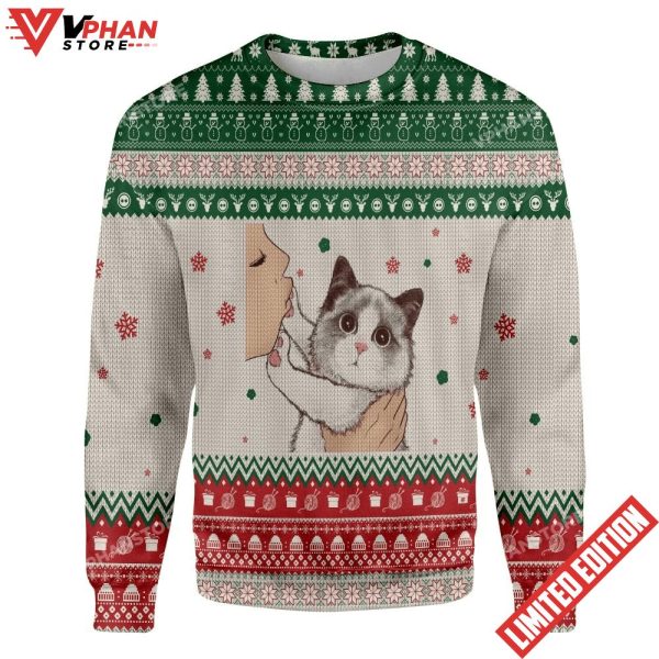 Cute Cat Ugly Christmas Sweater