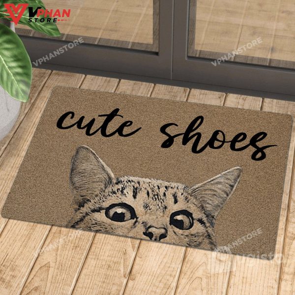 Cute Shoes Cat Doormat