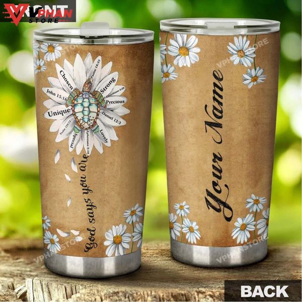 Faith You Are Unique Precious Strong Personalized Tumbler