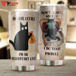 Im An Accountant Cat Tumbler 1