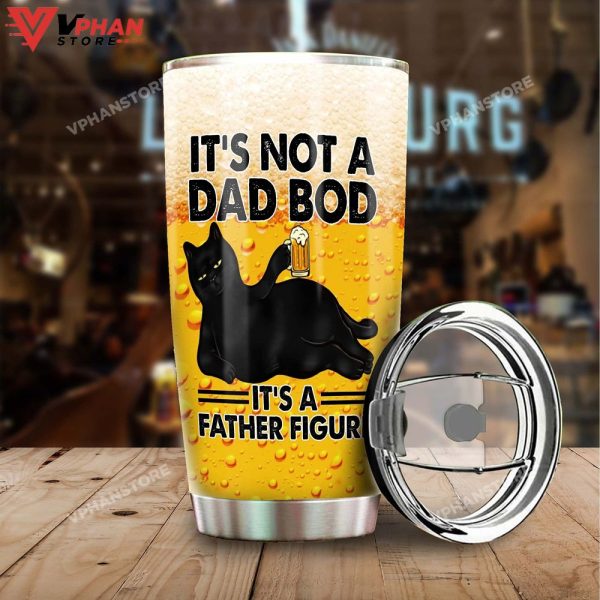 It Is Not A Dad Bod Its A Father Figure Cat Tumbler