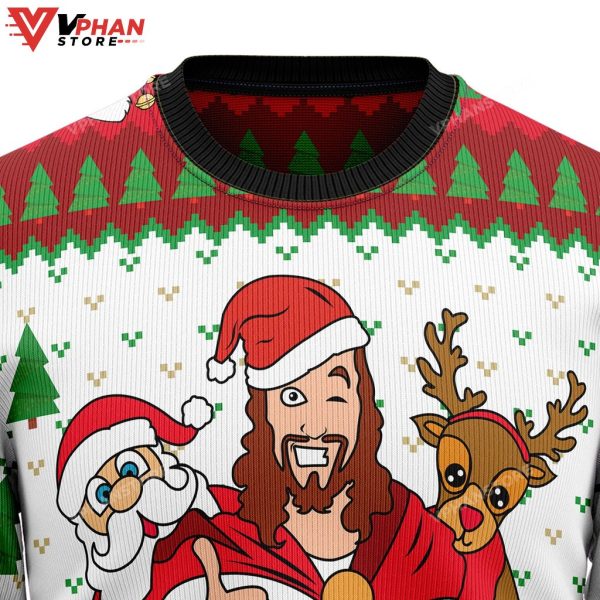 Jesus Birthday Boy Ugly Christmas Sweater