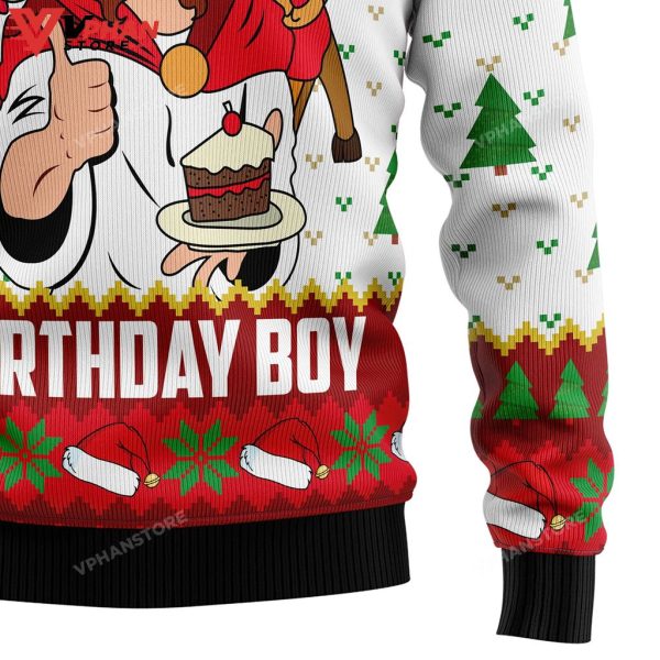 Jesus Birthday Boy Ugly Christmas Sweater