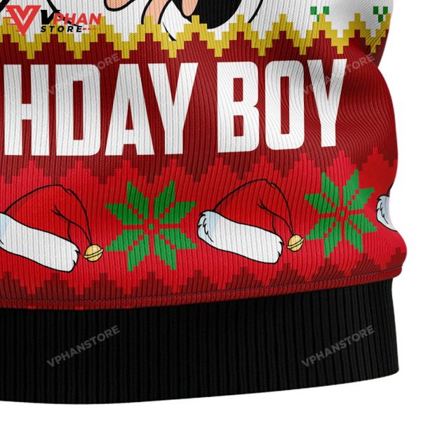 Jesus Birthday Boy Ugly Christmas Sweater