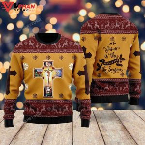 Jesus Christmas Ugly Christmas Sweater 1