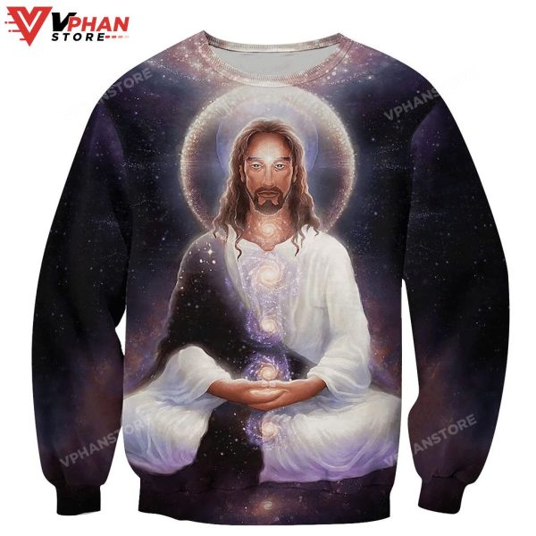 Jesus Menditation Christian Sweatshirt
