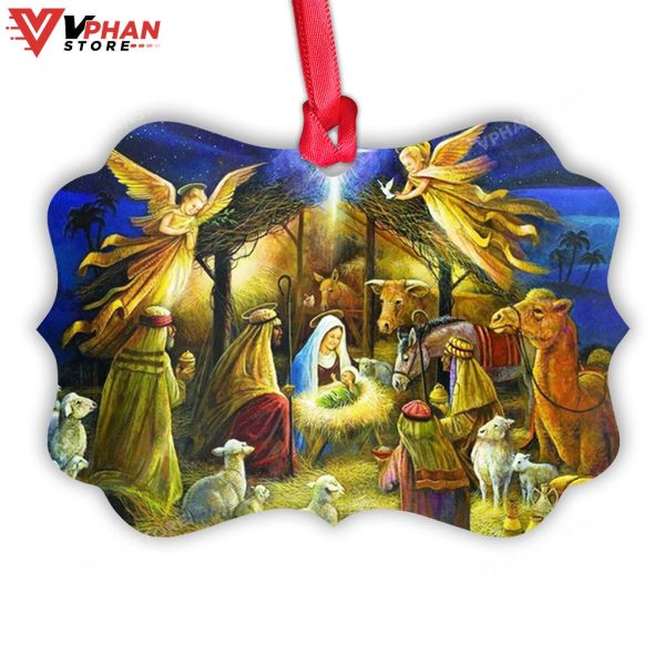 Jesus Nativity Jesus Metal Ornament