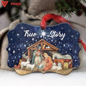 Jesus Nativity True Story Ornament 1