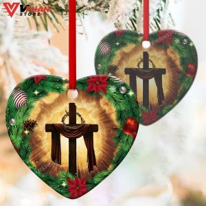 Jesus Says Merry Christmas Ornament Hanging Gift 1