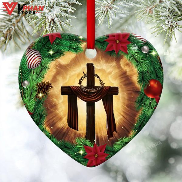 Jesus Says Merry Christmas Ornament Hanging Gift