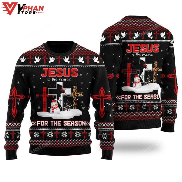 Jesus The Reasonfor The Season Ugly Christmas Sweater