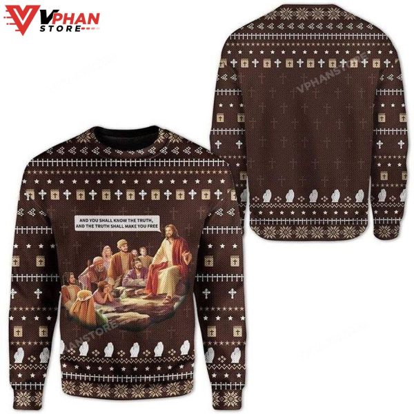 Jesus Ugly Christmas Sweater Jesus Christ Sweater