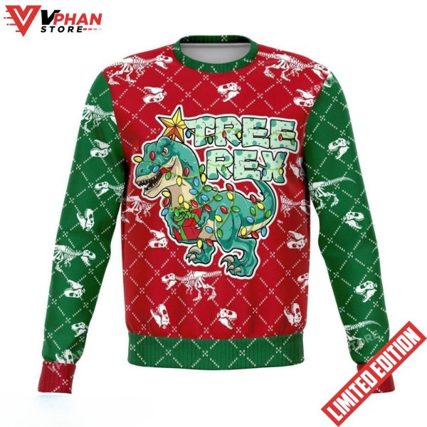 Jurassic Park T-rex Dinosaur Gift For Xmas Christmas Sweater