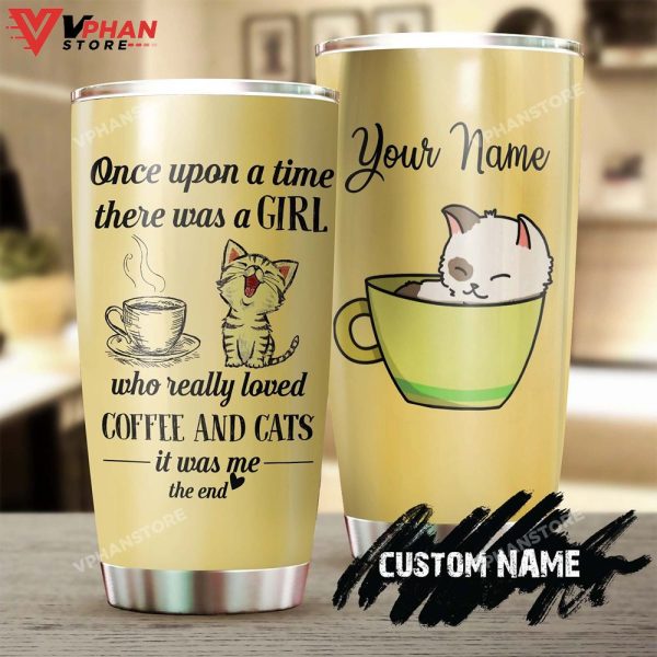 Just A Girl Who Loves Cats Personalized Tumbler