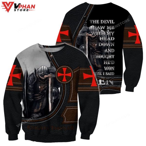 Knights Templar Sons Of God Jesus Christian Sweatshirt