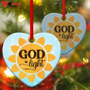 Light Of The World Christian Gift For Friends Ornament 1