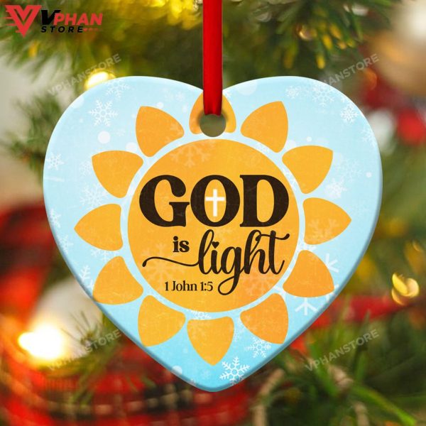 Light Of The World Ornament Christian Gift For Friends