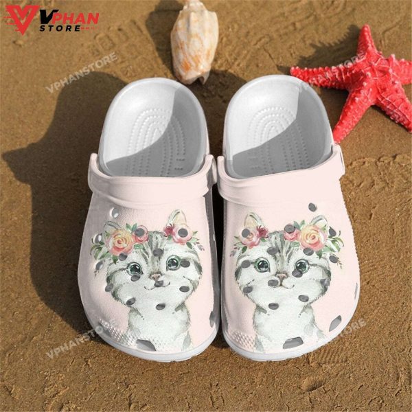 Little Cat Flowers Classic Clogs Shoes