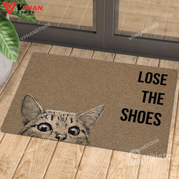 Lose The Shoes Cat All Over Printing Doormat