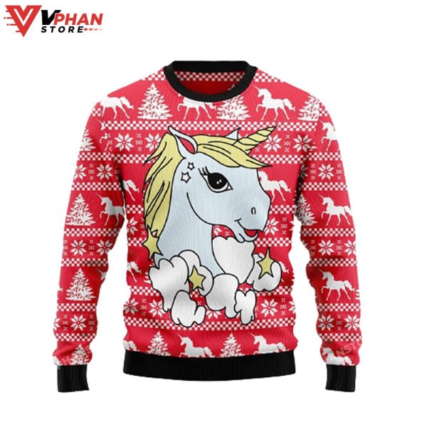 Lovely Unicorn Ugly Christmas Sweater