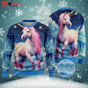 Magical Unicorn Christmas Ugly Sweater 1