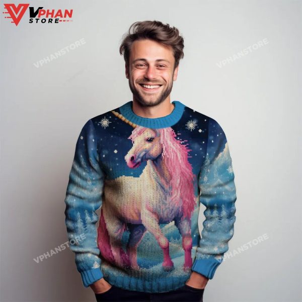 Magical Unicorn Christmas Ugly Sweater