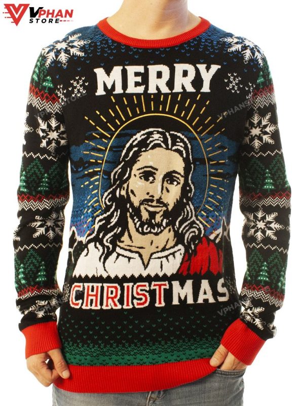 Merry Christmas Jesus Ugly Sweater