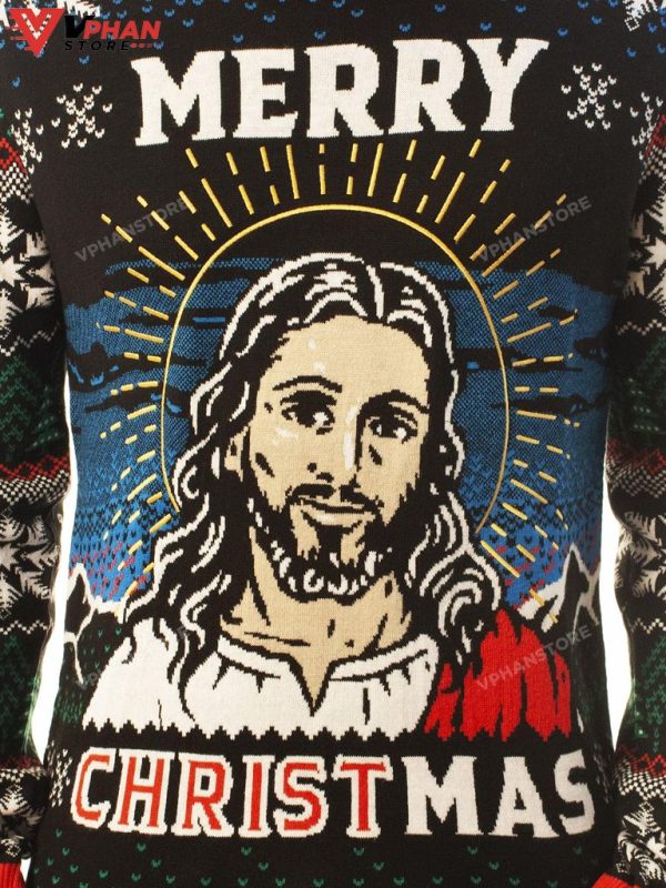 Merry Christmas Jesus Ugly Sweater