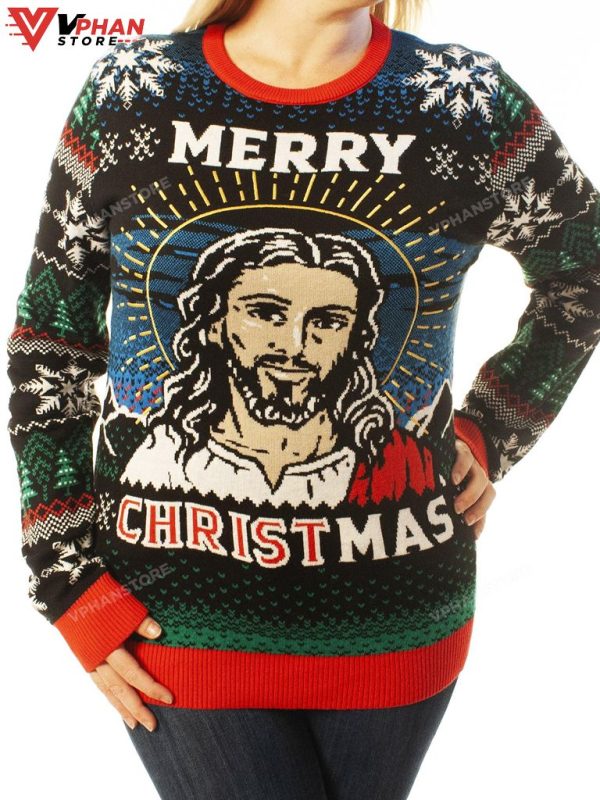 Merry Christmas Jesus Ugly Sweater