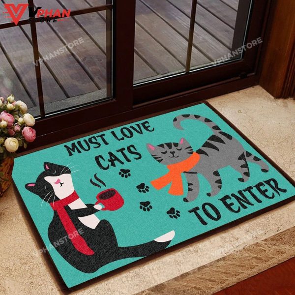 Must Love Cats To Enter DoorMat