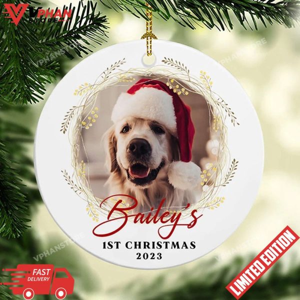 Personalized Pet Photo Ceramic Ornament