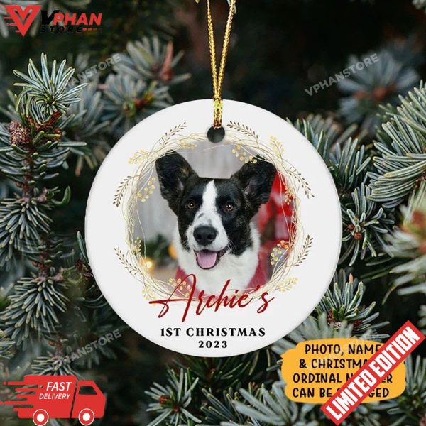 Personalized Pet Photo Ceramic Ornament