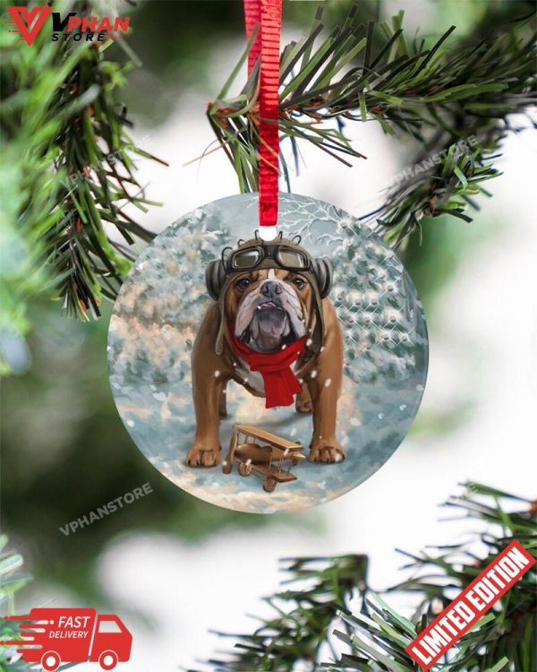 PetBullDog Dog Ceramic Ornament