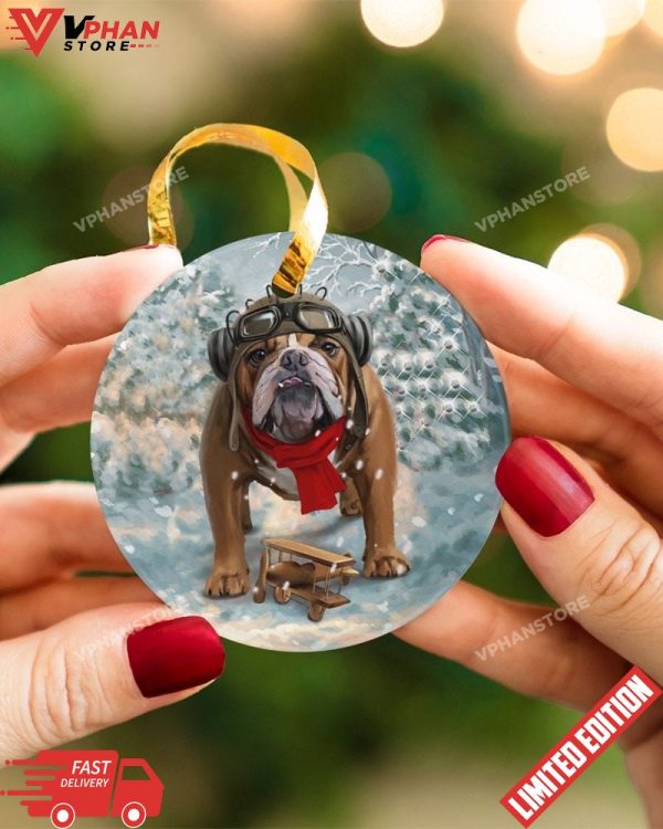 PetBullDog Dog Ceramic Ornament