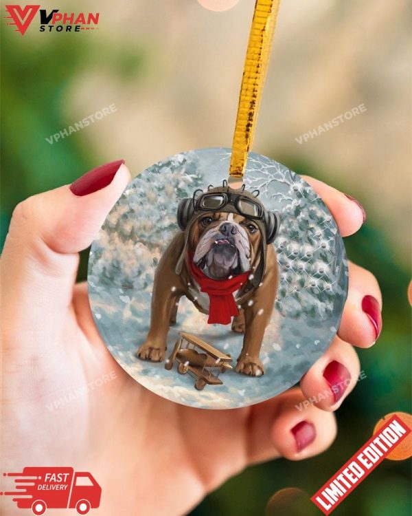 PetBullDog Dog Ceramic Ornament