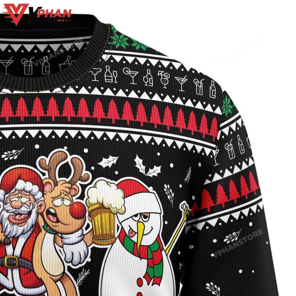 Santa Claus Jesus Friend Ugly Sweater