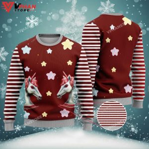 Star Unicorn Christmas Ugly Sweater 1
