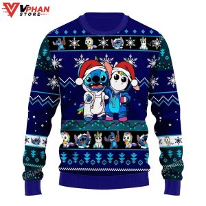 Stitch Unicorn Gift Ugly Christmas Sweater 1