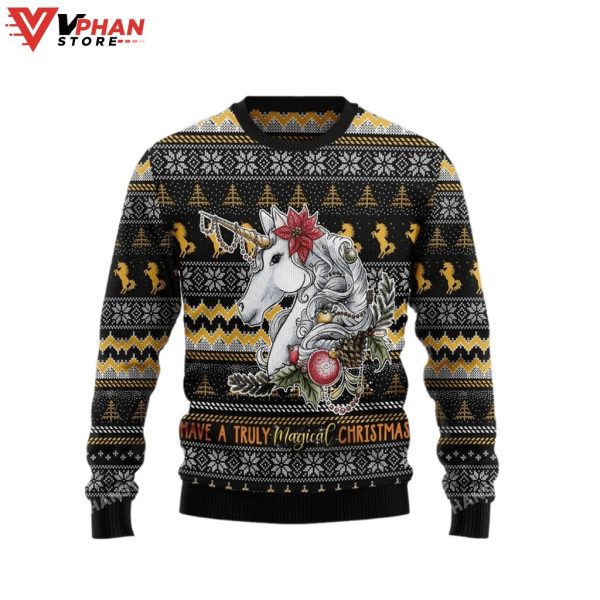 Truly Magical Xmas Unicor Christmas Sweater