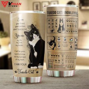 Tuxedo Cat Knowledge Tumbler 1