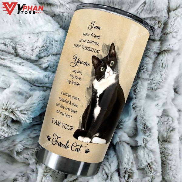 Tuxedo Cat Knowledge Tumbler