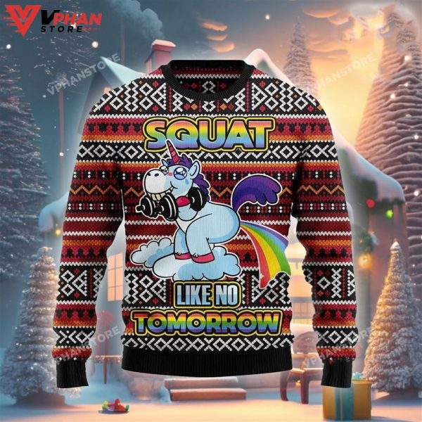 Unicorn Funny Ugly Christmas Sweater