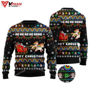 Unicorn Merry Christmas Ugly Christmas Sweater 1