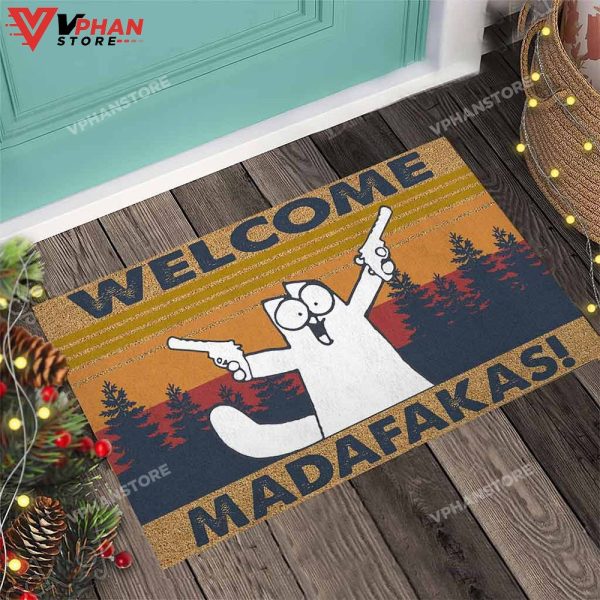 Welcome Madafakas DoorMat