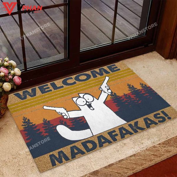 Welcome Madafakas DoorMat