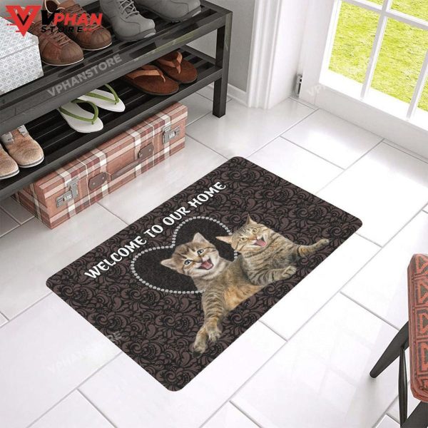 Welcome To Our Home Cat DoorMat