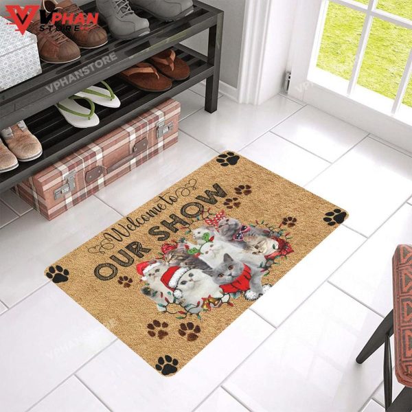 Welcome To Our Show Cat DoorMat