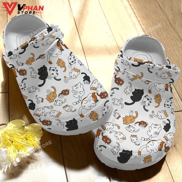 Whitesole Lovely Cats Color Series Classic Clogs Shoes